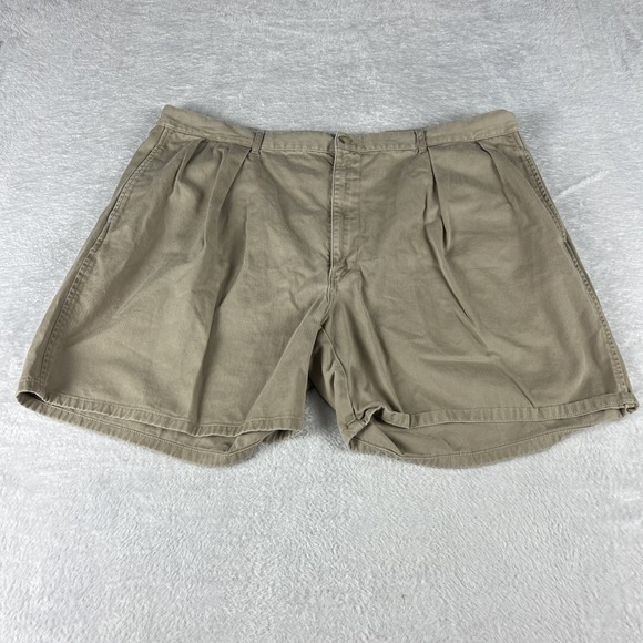 Polo Ralph Lauren Other - Polo Ralph Lauren Chino Shorts Mens 42 Tan Pleated Cotton Twill